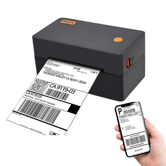ARVOX A81 Pro Bluetooth + Usb Direct 4×6" Shipping Label Printer|Adjustable Label Size|203Dpi Resolution 152Mm/S Monochrome Printing Speed Compatible With Windows,Mac,Linux Chrome Os (2 Year Warranty)