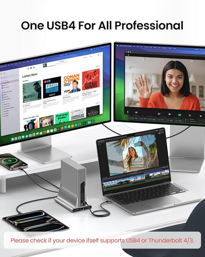 ARVOX USB 4 Type-C to Type-C Cable with 240W Power E-Marker Chip and 40Gbps Data with 8K Video Transmission 60hz, Thunderbolt 4 Fast Charging 1M, Black (USB 4)